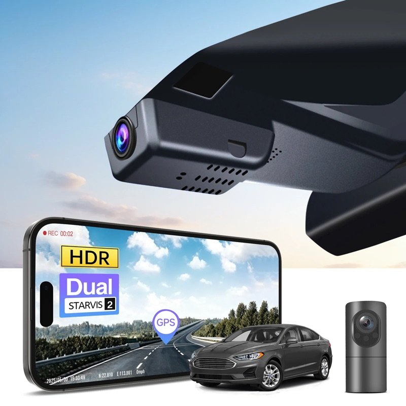 4K Dash Cam with GPS & Parking Mode