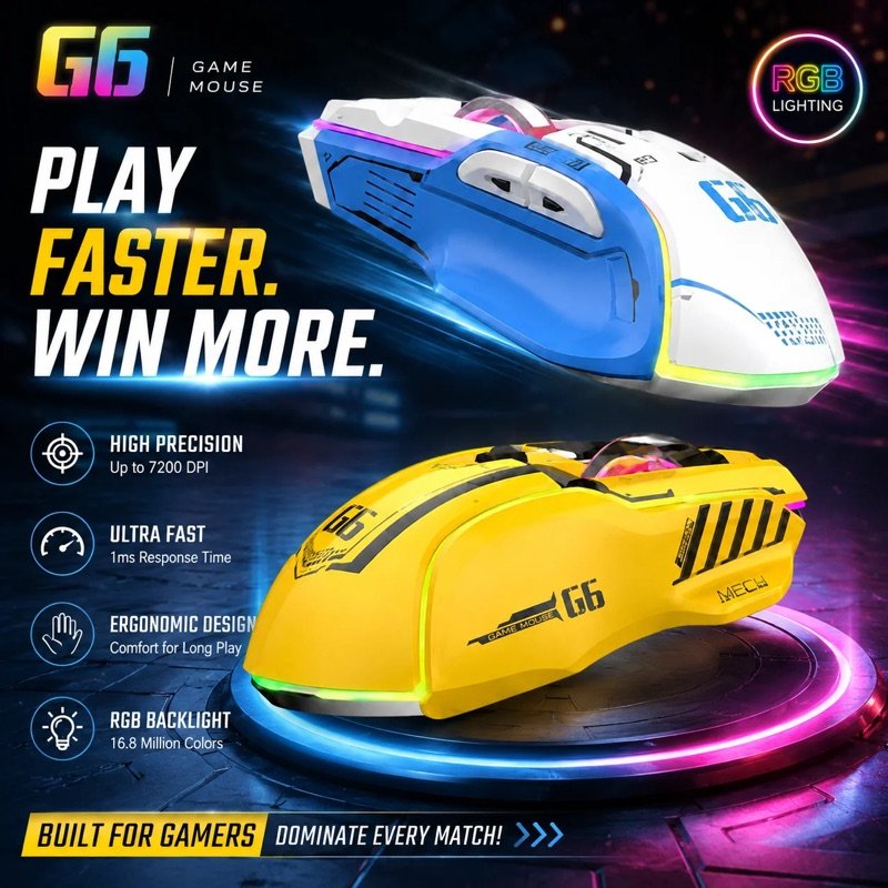 Ultralight Wireless Gaming Mouse (Tri-Mode)