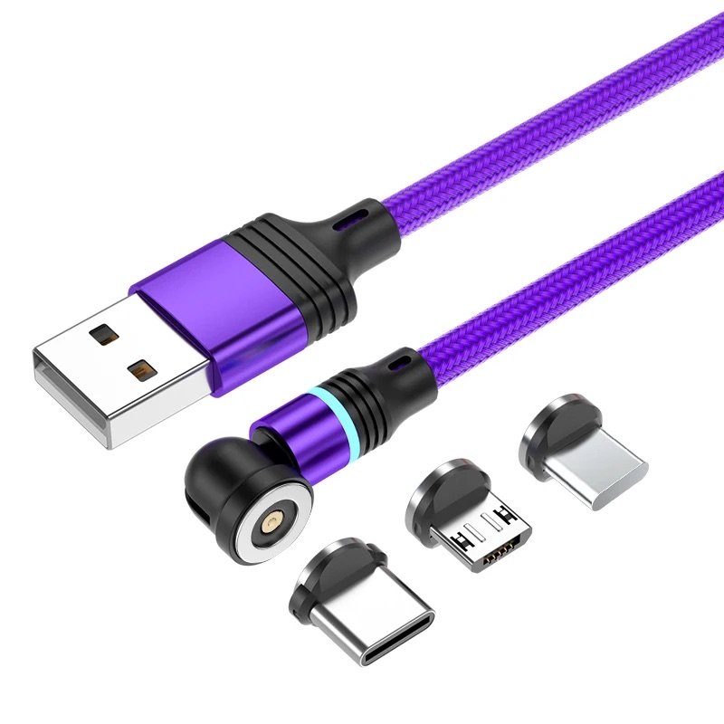 3-in-1 Magnetic Charging Cable 540° (2m)