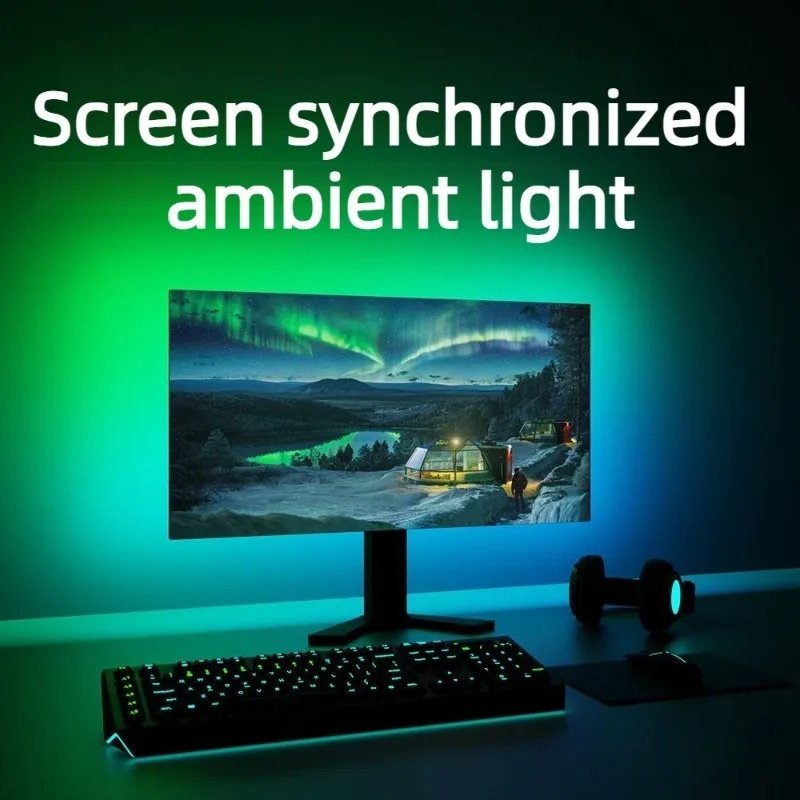 Screen-Sync RGB Light Bars (Pair)