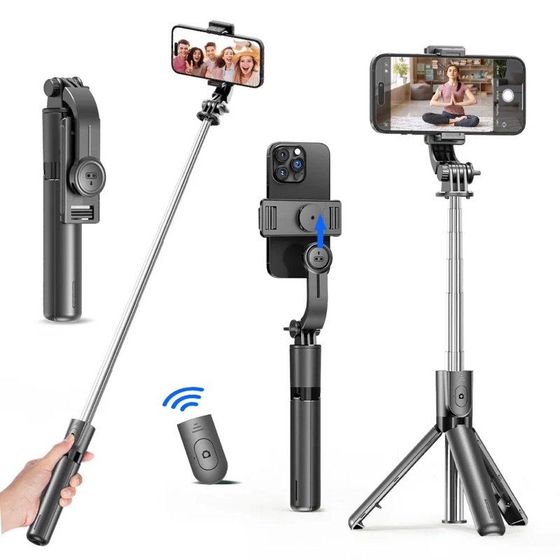 Selfie Stick Tripod with Bluetooth Remote