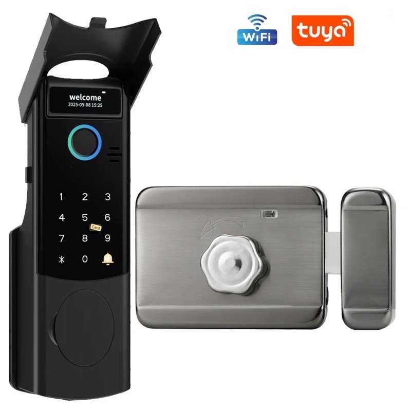 Smart Door Lock — Fingerprint & Keypad